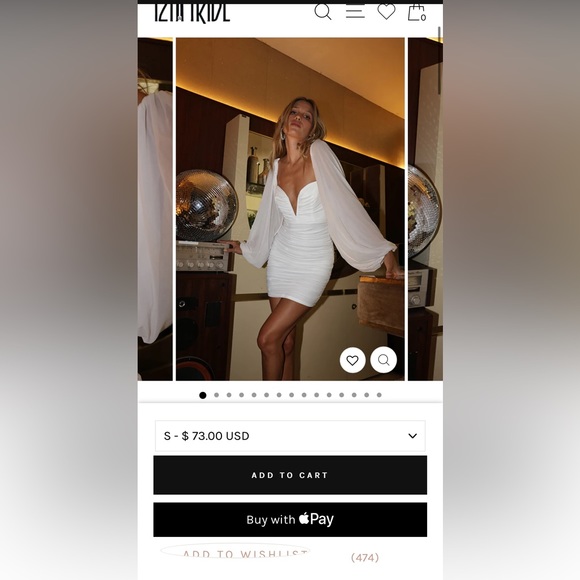 12th Tribe White Dress size Small - Picture 1 of 10